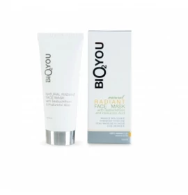 BIO2YOU NATÚR MASZK, RAGYOGÁS EFFEKTUSSAL, HYALURONSAVVAL 50ML