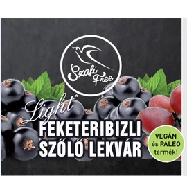 SZAFI FREE FEKETERIBIZLI-SZŐLŐ LEKVÁR 350G