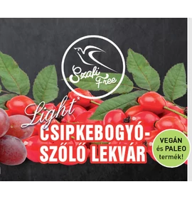 SZAFI FREE CSIPKEBOGYÓ-SZŐLŐ LEKVÁR 350G