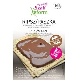 SZAFI REFORM GLUTÉNMENTES SZÉNHIDRÁTCSÖKKENTETT RIPSZ/PÁSZKA 180G