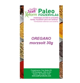 SZAFI REFORM PALEO OREGANO, MORZSOLT 30 G