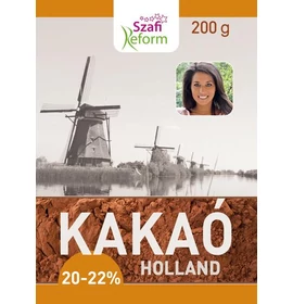 SZAFI REFORM HOLLAND KAKAÓPOR (20-22% KAKAÓVAJ TARTALOM) 200 G 