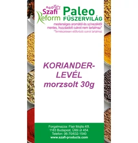 SZAFI REFORM PALEO KORIANDERLEVÉL MORZSOLT 30 G