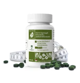 Natur Tanya® Szerves Spirulina tabletta - Sejtfal nélküli szerkezete tápanyagait sejtszinten adja át.