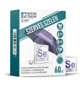 Natur Tanya® Szerves szelén - L-szelenometionin formájú, tökéletes biohasznosulású, 100mcg-os tabletta