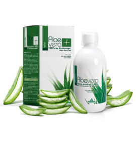 Specchiasol® Aloe Vera ital Natur - 8000 mg/liter acemannán tartalommal! IASC logó a dobozon.