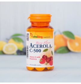 Vitaking Acerola C-500 vitamin rágótabletta 40 db