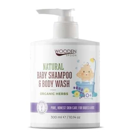 Wooden Spoon Natural - Baba sampon és tusfürdő - levendulás (300 ml)