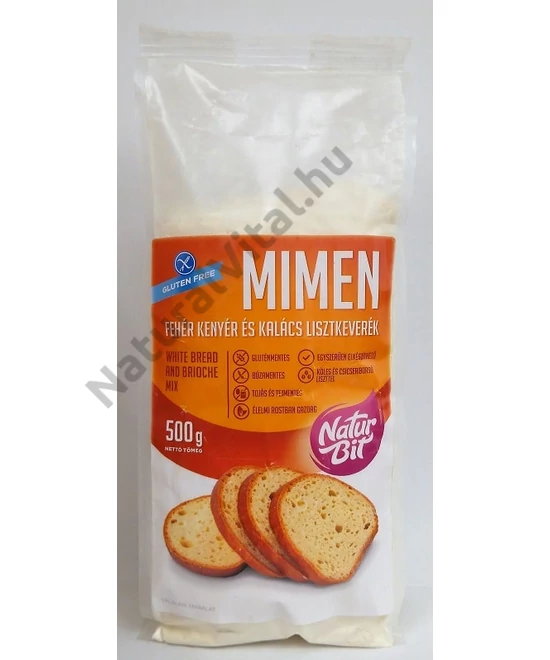 MIMEN MINDEN MENTES FEHÉR KENYÉR ÉS KALÁCS LISZTKEVERÉK 500G