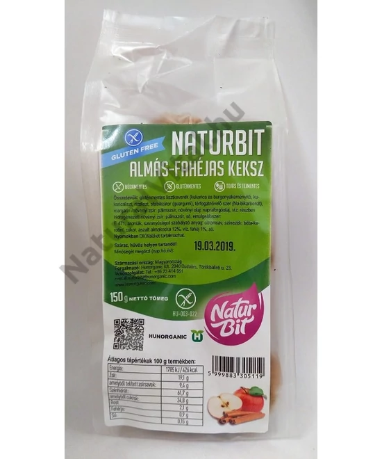 NATURBIT ALMÁS-FAHÉJAS SÜTEMÉNY 150 G