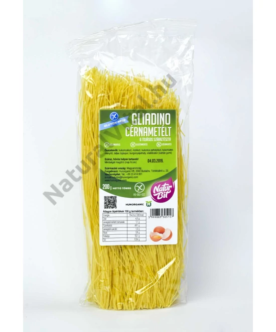 TÉSZTA GLUTÉNM. GLIADINO CÉRNAMETÉLT 200 G