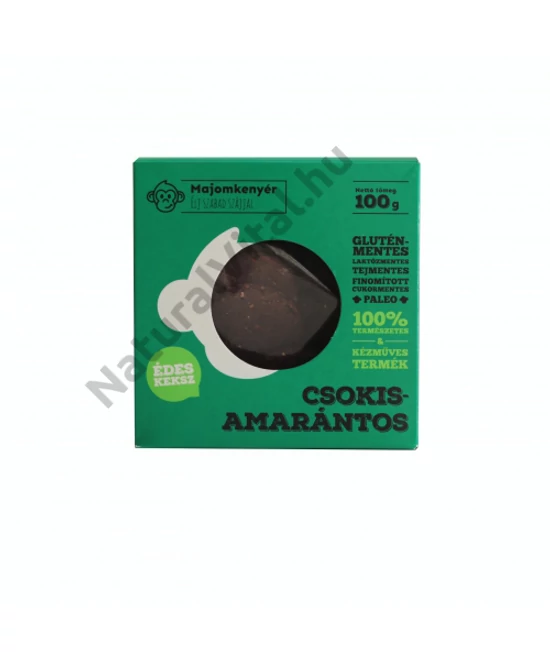MAJOMKENYÉR CSOKIS-AMARÁNTOS PALEOKEKSZ 100G