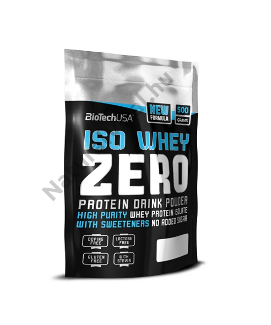 BIOTECH ISO WHEY ZERO ZACSKÓS KÓKUSZ LACTOSE FREE 500G