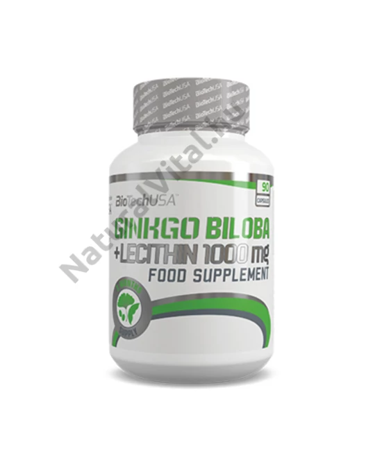 BIOTECH GINGKO BILOBA+LECITIN 90 KAPSZULA 90DB