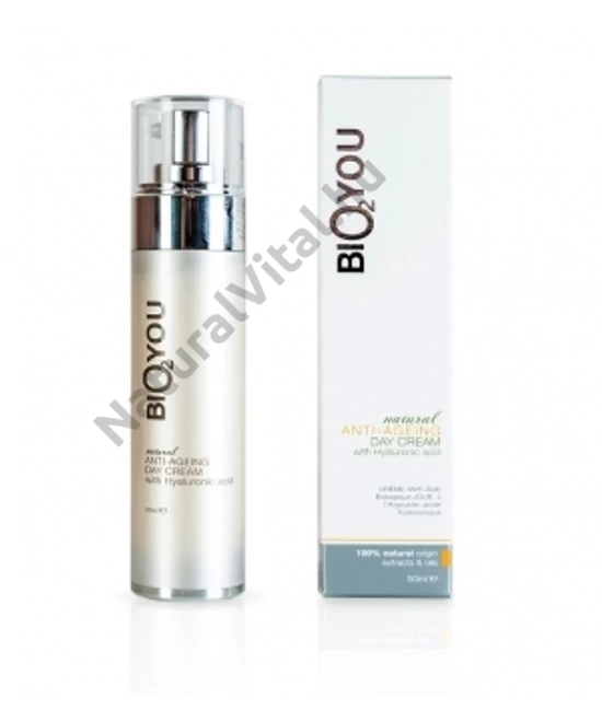 BIO2YOU NATÚR HOMOKT ANTI-AGEING NAPPALI ARCKRÉM HIALURONSAV 30ML