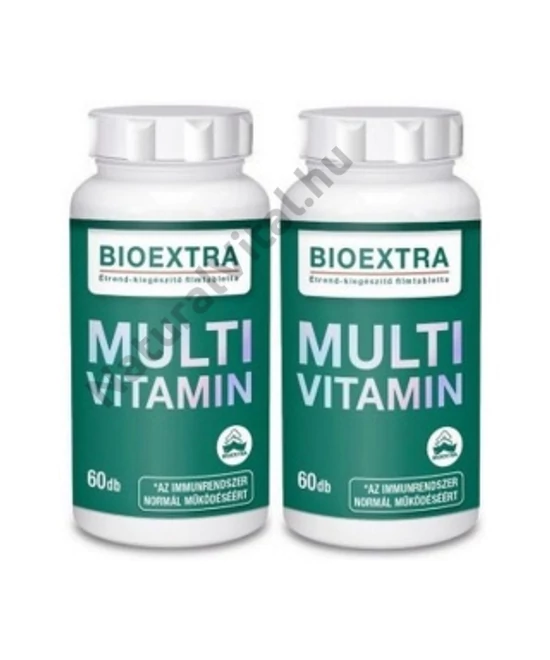BIOEXTRA MULTIVITAMIN ÉTRENDKIEG. FILMTABLETTA DUOPACK (2 DOBOZ)