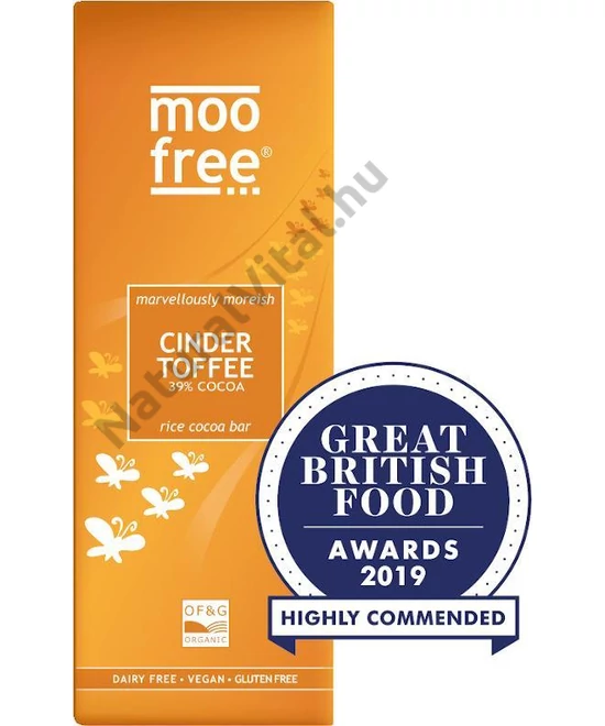 MOO FREE PRÉMIUM TEJMENTES CSOKOLÁDÉ KARAMELL DARABOKKAL 80G