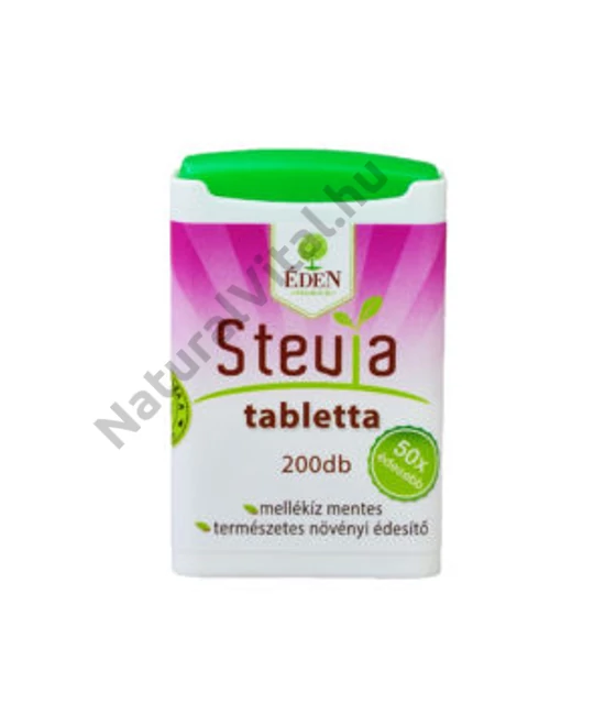 ÉDEN PRÉMIUM STEVIA TABLETTA 200DB