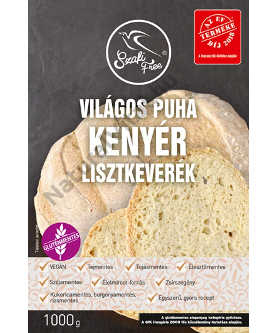 SZAFI FREE VILÁGOS PUHA KENYÉR LISZTKEVERÉK 1000G