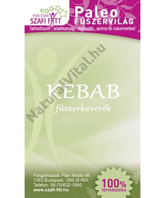 SZAFI REFORM PALEO KEBAB FŰSZERKEVERÉK 50G