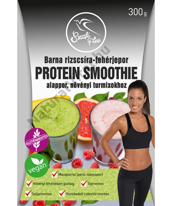 SZAFI FREE BARNA RIZSCSÍRA-FEHÉRJEPOR SMOOTHIE 300G