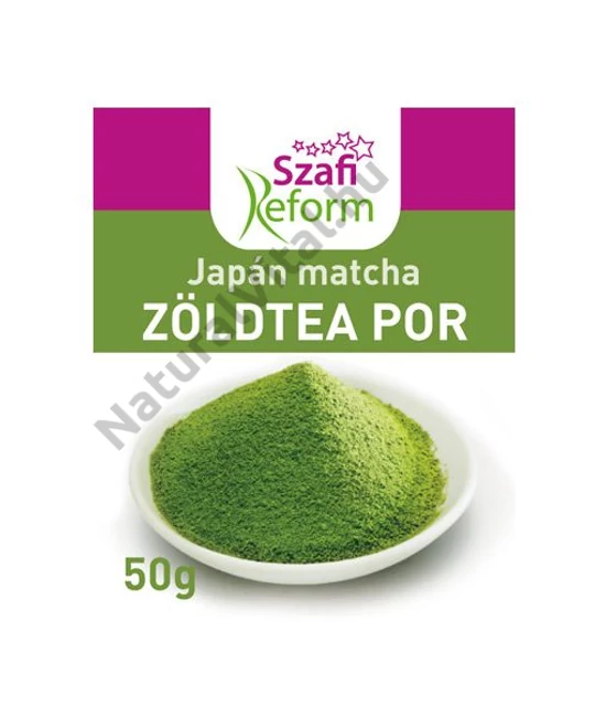 SZAFI REFORM JAPÁN MATCHA ZÖLDTEAPOR 50 G