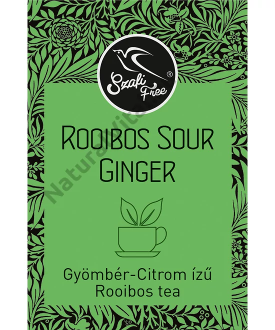SZAFI FREE ROOIBOS SOUR GINGER TEA 100G