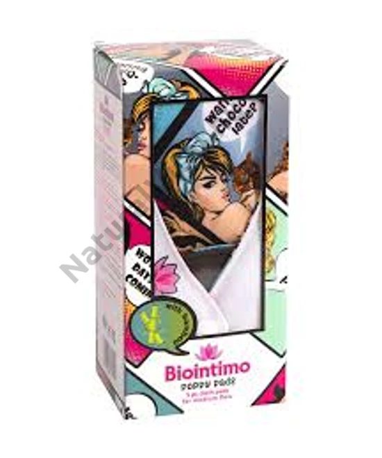 BIOINTIMO POPPY PADS BAMBUSZ ÉS MIKROSZÁLAS MOSHATÓ INTIMBETÉT SZETT (25X17CM) 5 DB