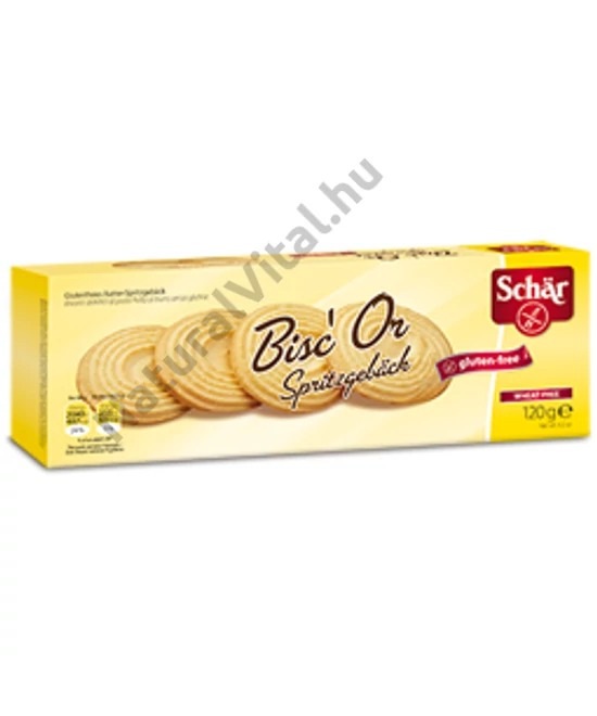 SCHAR GLUTÉNMENTES KEKSZ BISCOR VAJAS 120G