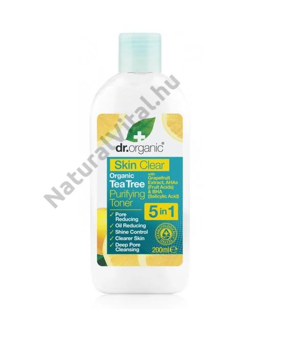 DR ORGANIC SKIN CLEAR PÓRUSTISZTÍTÓ ARCTONIK 5 AZ 1-BEN, 200 ML