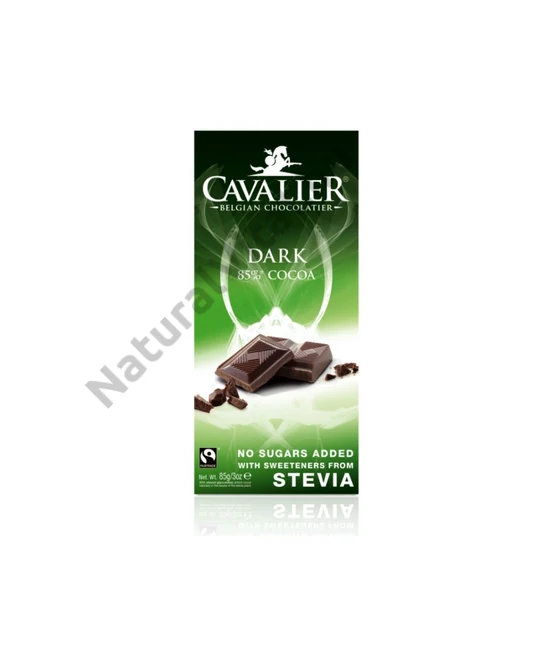 CAVALIER ÉTCSOKOLÁDÉ STEVIA 85G