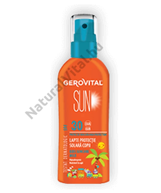 GEROVITAL SUN NAPVÉDŐ TEJ GYEREKEKNEK SPF30 150ML
