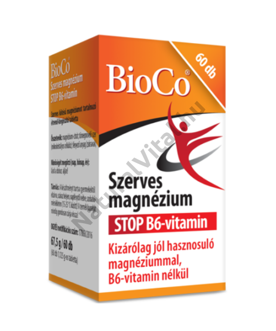 BIOCO SZERVES MAGNÉZIUM STOP B6 60 DB
