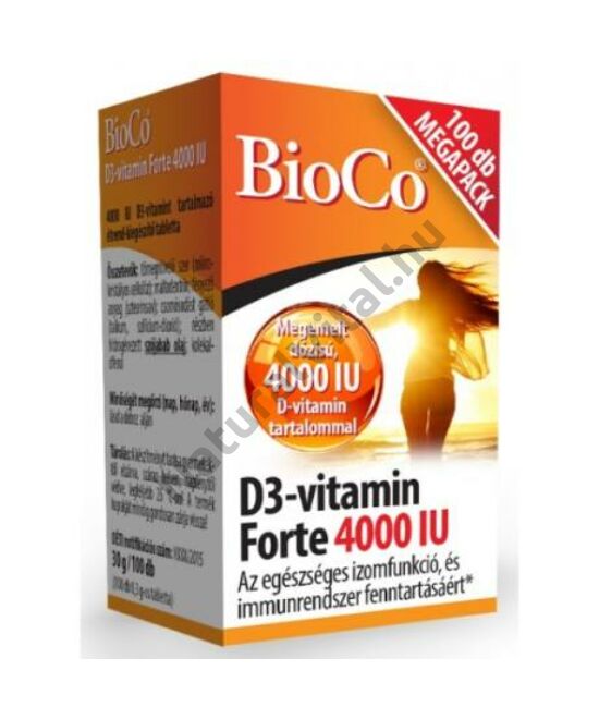 BIOCO D3-VITAMIN FORTE 4000 IU 100 DB
