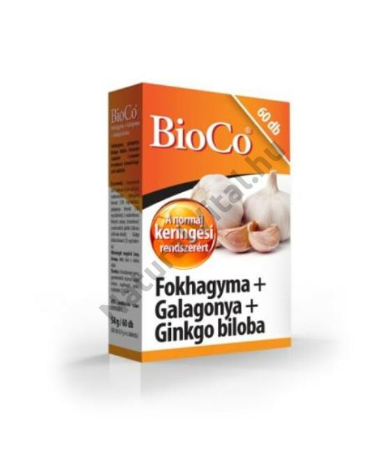  BIOCO FOKHAGYMA + GALAGONYA + GINKGO BILOBA 60 DB