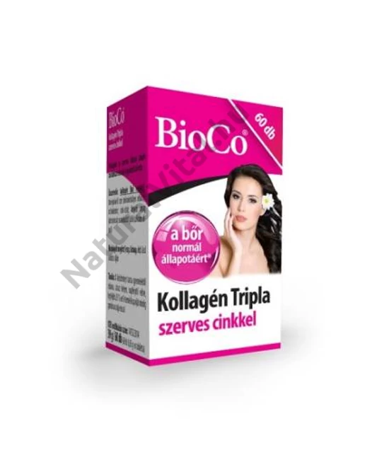 BIOCO KOLLAGÉN TRIPLA SZERVES CINKKEL 60 DB