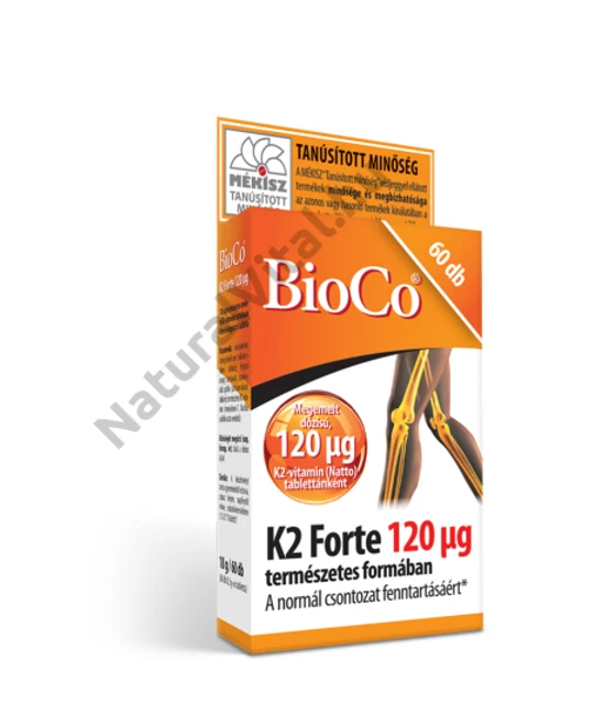 BIOCO K2-VITAMIN FORTE 120 MIKROGRAMM 60 DB