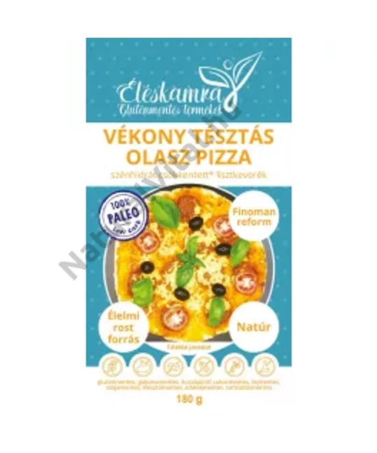 ÉLÉSKAMRA VÉKONYTÉSZTÁS OLASZ PIZZA LISZTKEVERÉK 180G