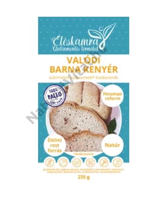 ÉLÉSKAMRA VALÓDI BARNA KENYÉR LISZTKEVERÉK 235G