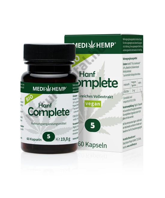 MEDI HEMP Bio Kender Complete Capsules 5%, 60db