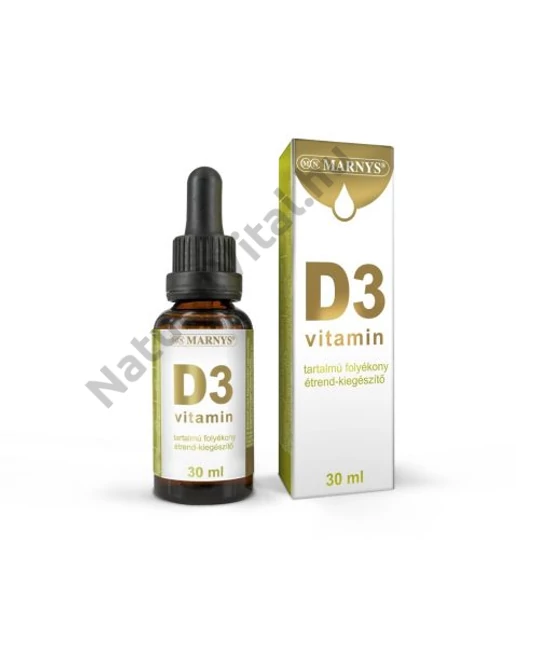 MARNYS® D3-VITAMIN TARTALMÚ FOLYÉKONY ÉTREND-KIEGÉSZÍTŐ, PIPETTÁVAL / 30 ML