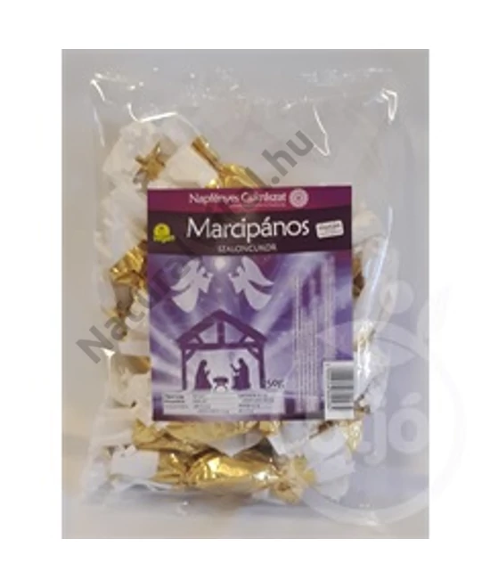 NAPFÉNYES CUKRÁSZAT VEGAN SZALONCUKOR MARCIPANOS 250 G