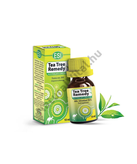 ESI® 100%-os tisztaságú Ausztrál Teafa olaj - Garantált 38 % feletti aktív hatóanyag (össz terpén) tartalom! 10ml