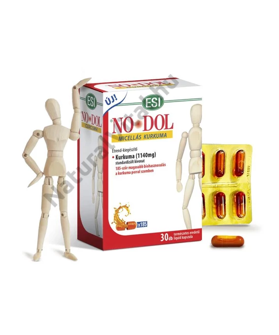 ESI® NO-DOL® Micellás kurkuma kivonat - 185-ször magasabb biohasznosulással a kurkuma porral szemben!