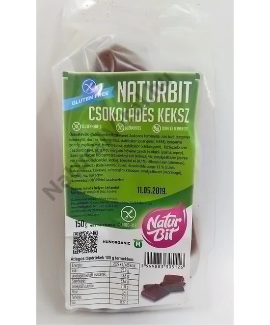 NATURBIT CSOKIS SÜTEMÉNY 150 G