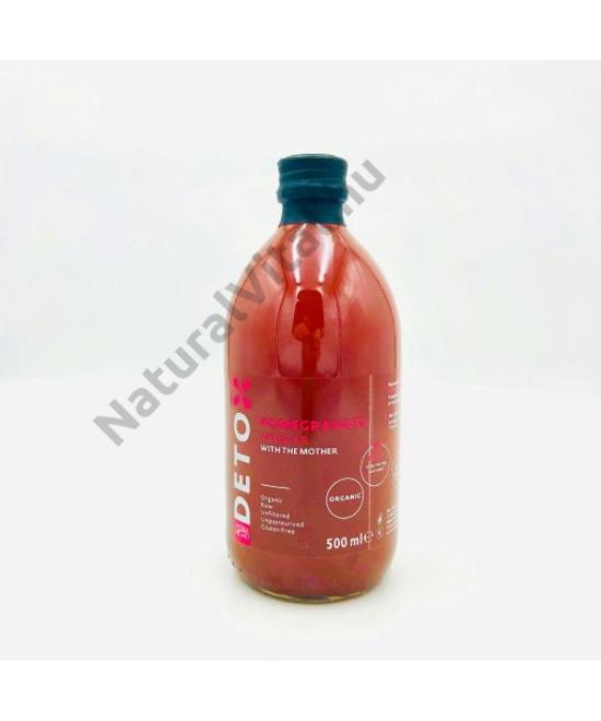 DETO BIO SZŰRETLEN GRÁNÁTALMA ECET SZIRUP &quot;ANYAECETTEL&quot; 500ML