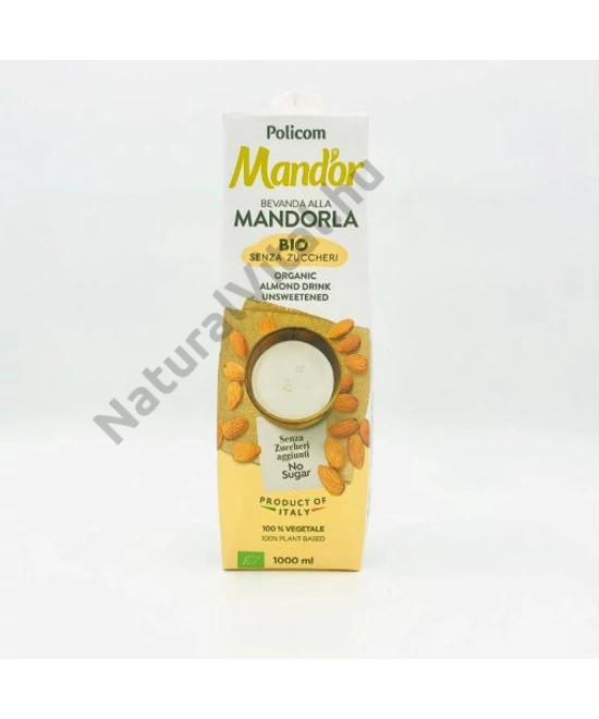 MAND'OR PRÉMIUM BIO CUKROZATLAN MANDULAITAL 1L