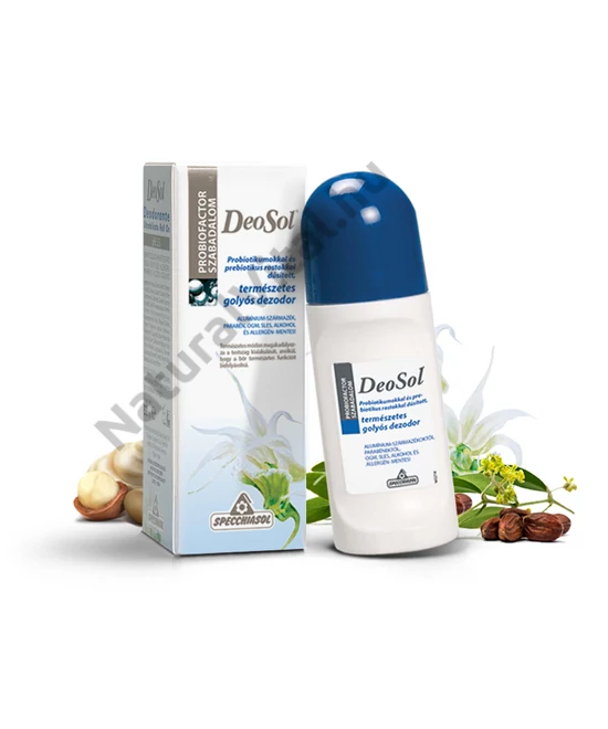 Specchiasol® DeoSol® - Probiotikumokkal és prebiotikumokkal dúsított, természetes, mindentől mentes golyós dezodor.