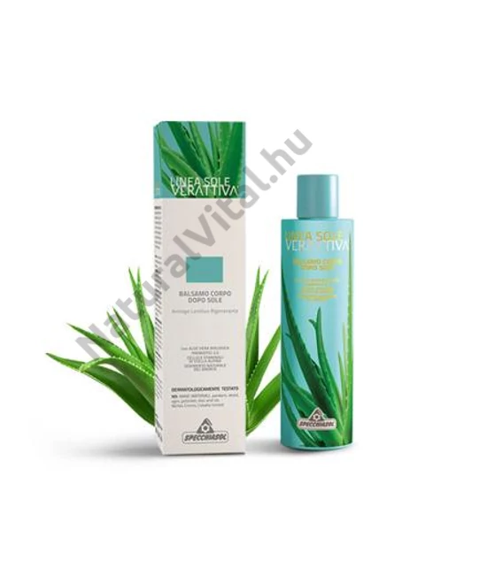 Specchiasol® Verattiva® Napozás utáni TESTÁPOLÓ - Színmegtartó, öregedést gátló, mélyhidratáló hatás.