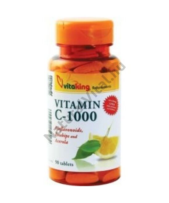 Vitaking C-1000 C-vitamin tabletta bioflavonoidokkal 90db